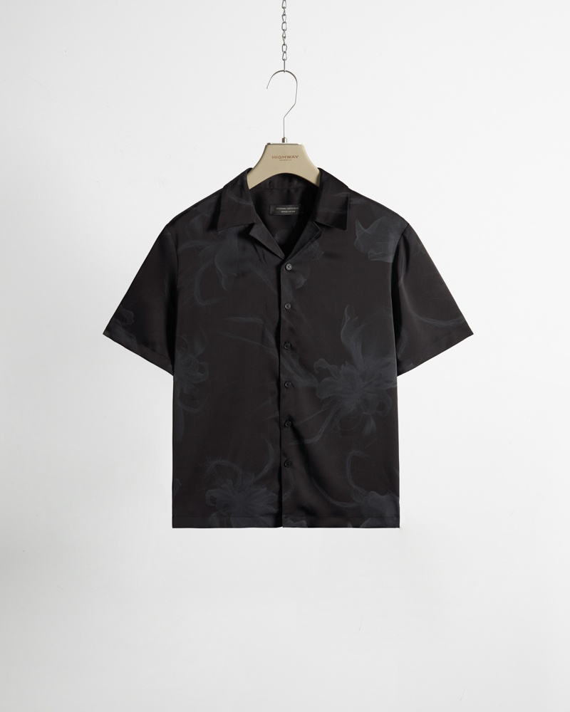 Sơ Mi Cuban - Vanta Lily - Regular Fit - Đen