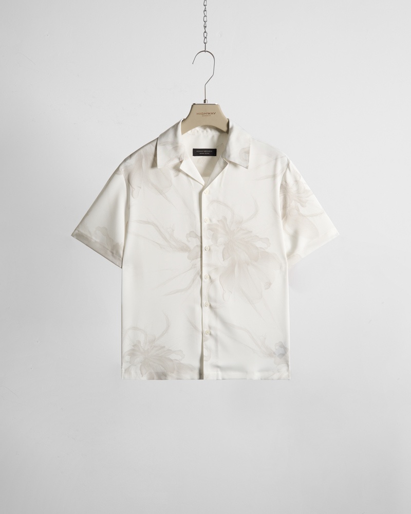 Sơ Mi Cuban - Vanta Lily - Regular Fit - Trắng