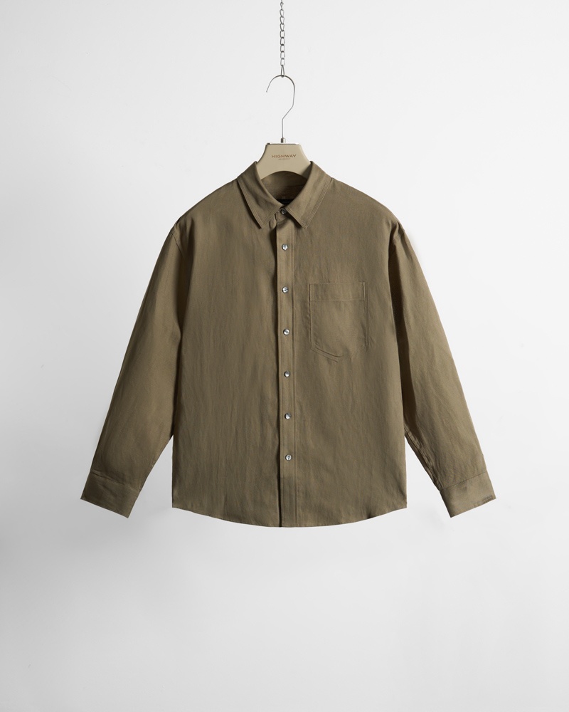Áo Sơ Mi Premium - Janos - Relaxed Fit - Rêu