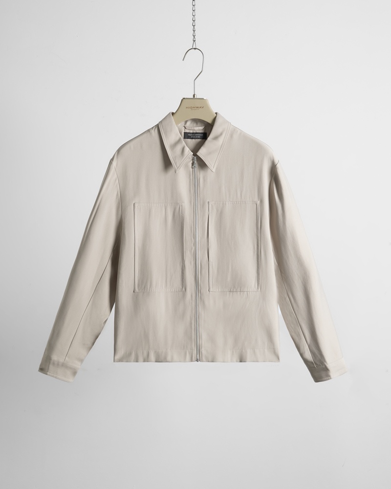 Áo Sơ Mi Khoác - Dagmer - Relaxed Fit - Ghi