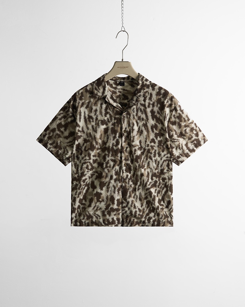 Sơ Mi Cuban Premium - Night Hunt - Relaxed Fit - Nâu