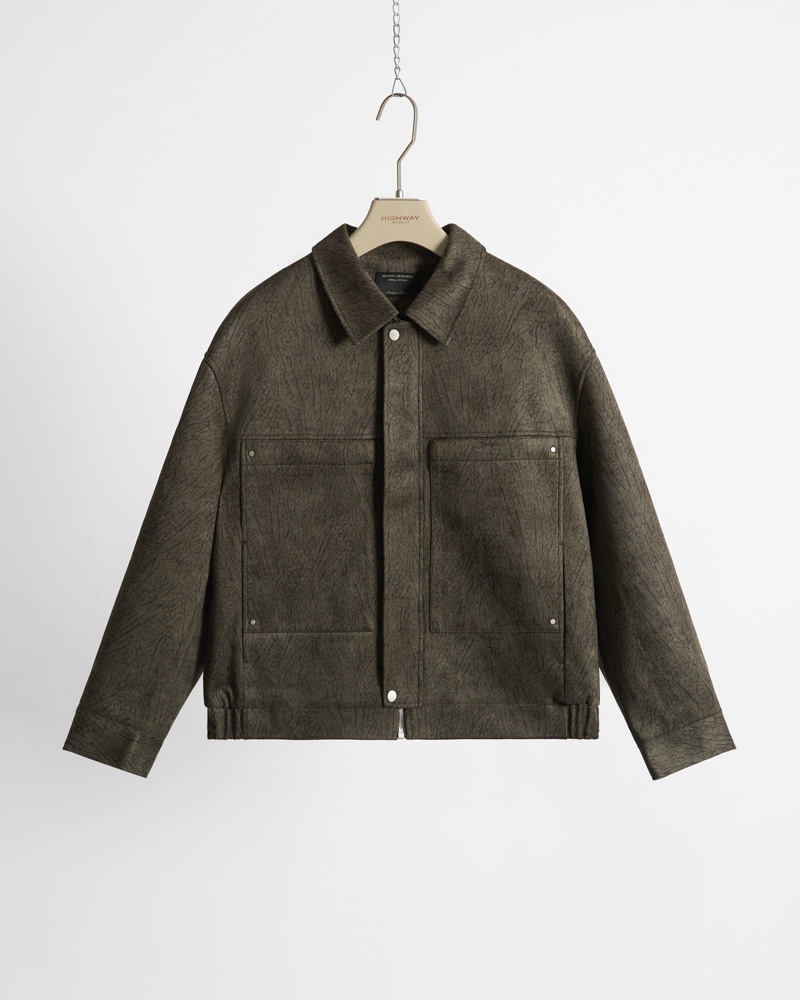 Áo Khoác Premium - Ruther - Relaxed Fit - Rêu