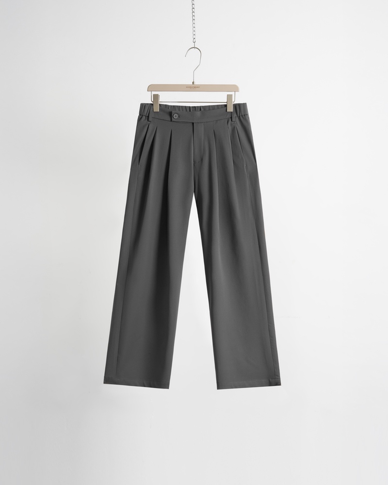 Quần Vải - Judi - Relaxed Fit - Ghi