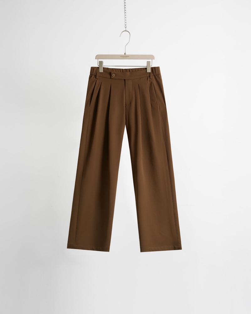 Quần Vải - Judi - Relaxed Fit - Nâu