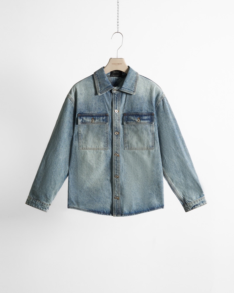 Áo Khoác Denim Premium - Hesper - Loose Fit - Xanh