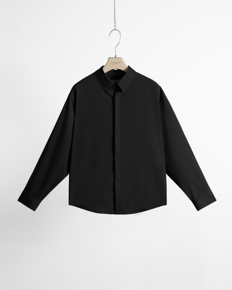 Áo Sơ Mi - Drogo - Regular Fit - Đen