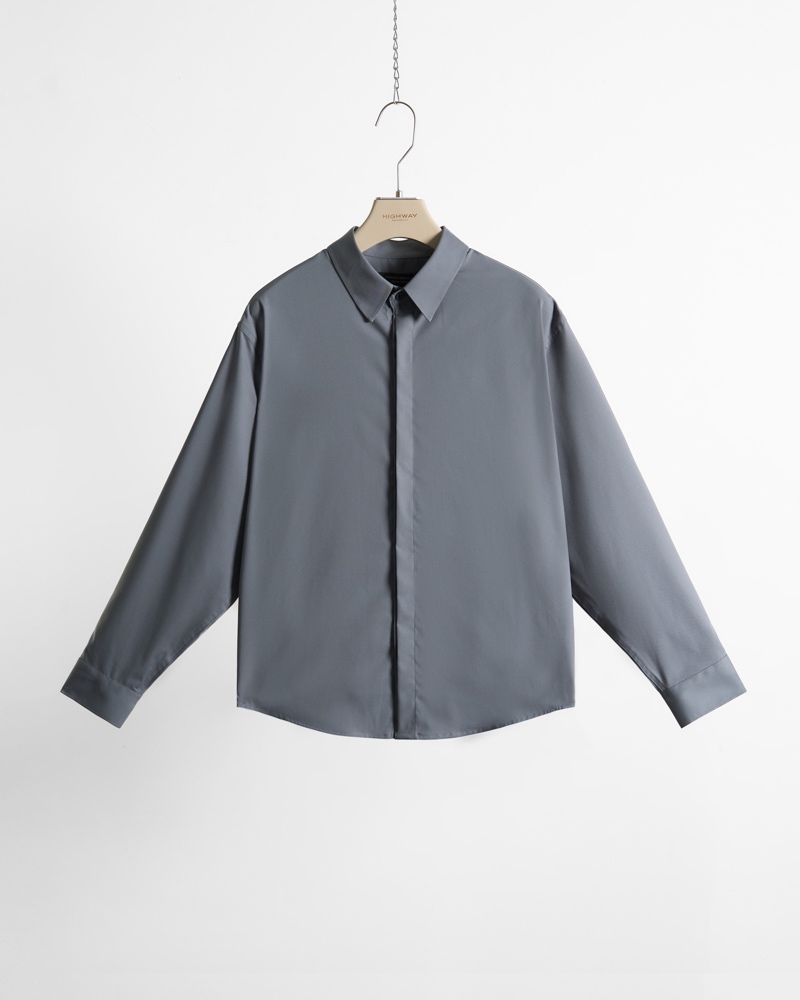 Áo Sơ Mi - Drogo - Regular Fit - Ghi