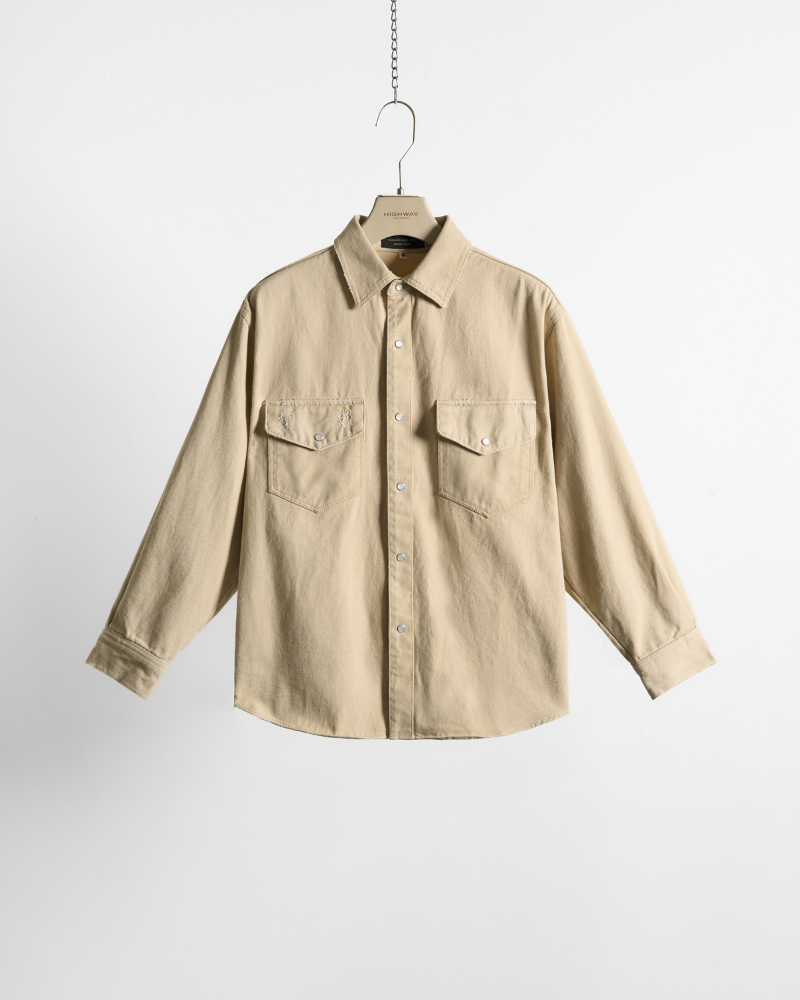 Áo Khoác Denim - Cotter - Relaxed Fit - Be