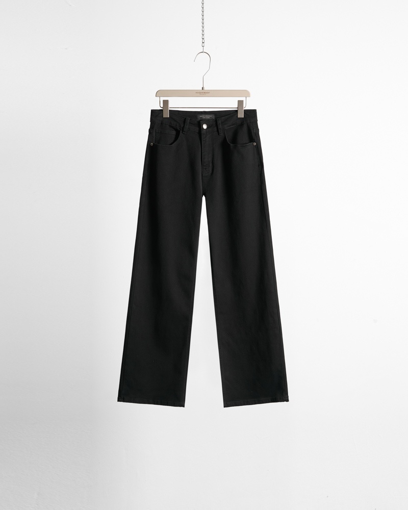 Quần Bò - Miguel - Loose Fit - Đen Trơn