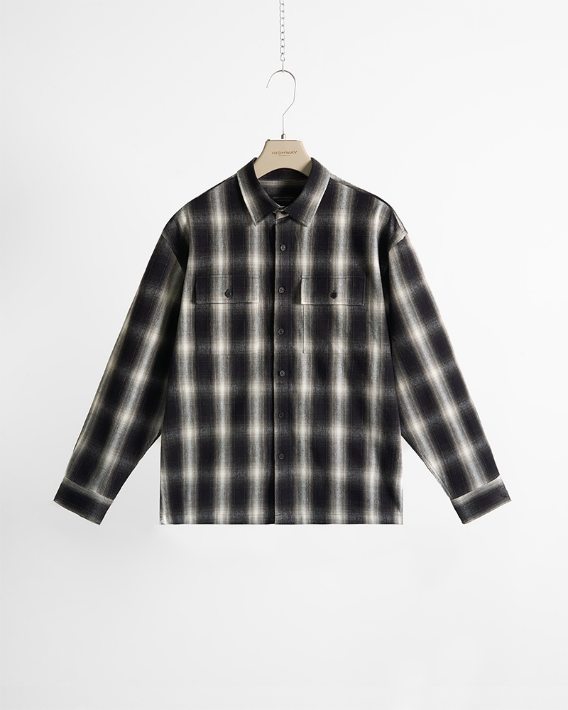 Áo Sơ Mi Flannel Premium - Greyjoy - Regular Fit - Kẻ Đen