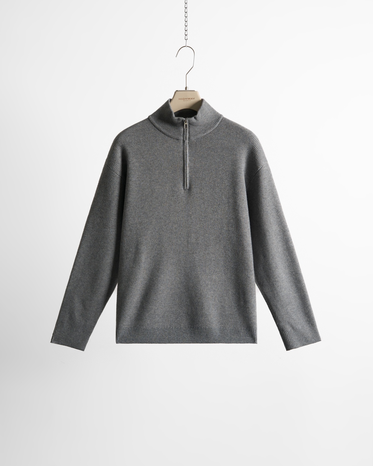 Áo Len Premium - Mista - Relaxed Fit - Ghi Nhạt