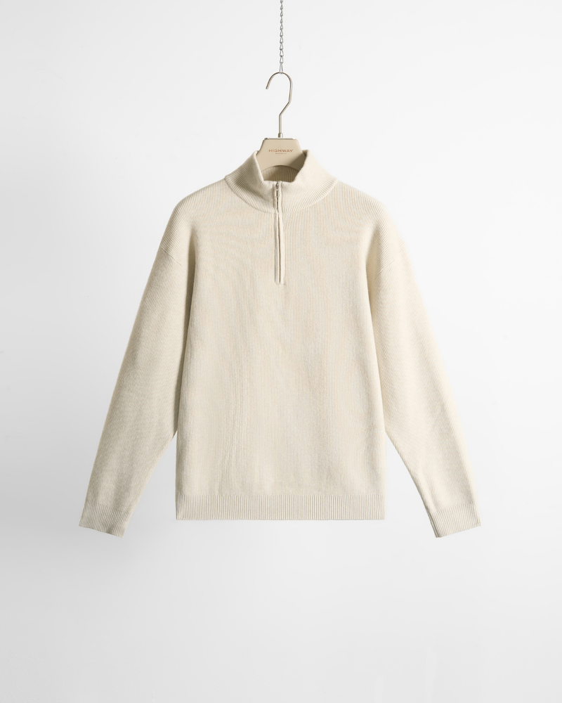 Áo Len Premium - Mista - Relaxed Fit - Be