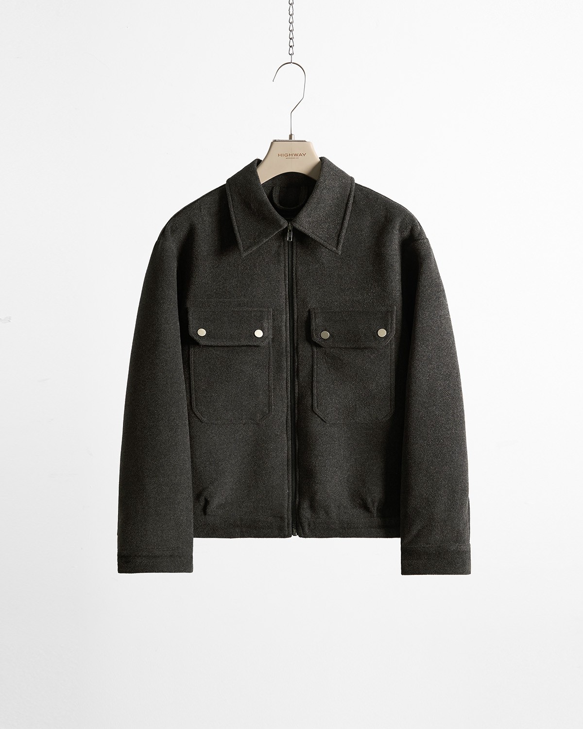 Áo Khoác Premium - Ando - Regular Fit - Ghi