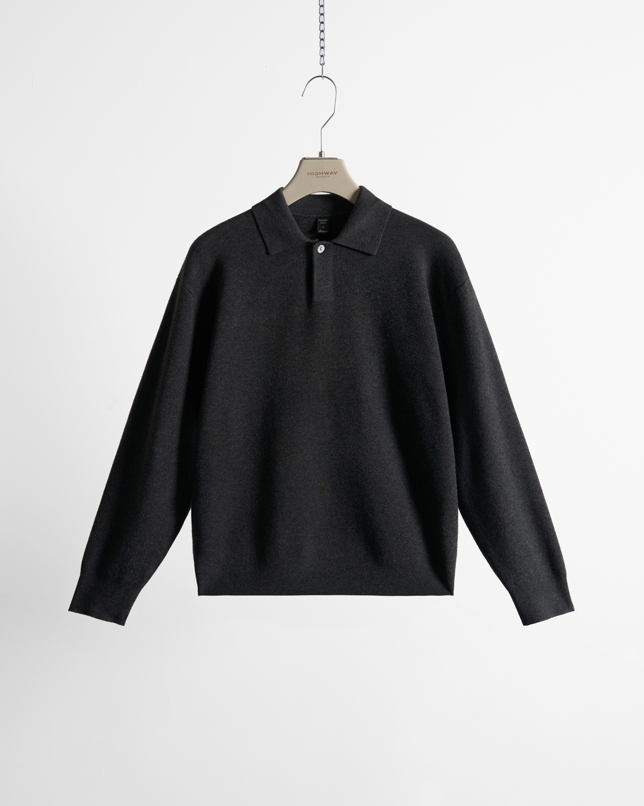 Áo Len Premium - Darrell - Relaxed Fit - Ghi Đậm