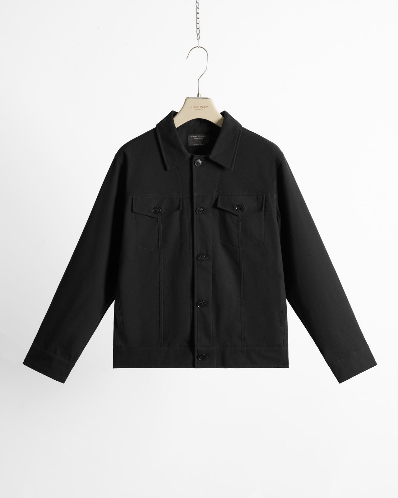 Áo Khoác Premium - Russell - Regular Fit - Đen