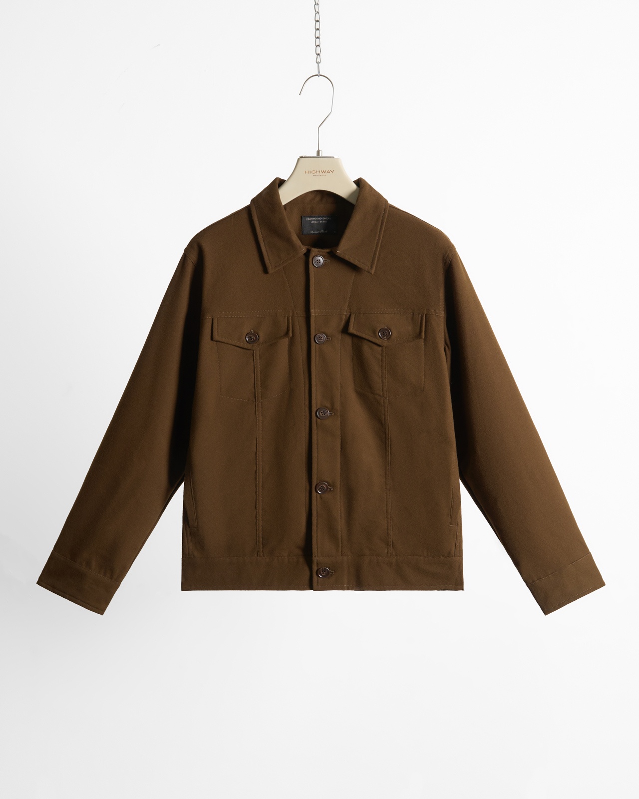 Áo Khoác Premium - Vasil - Regular Fit - Nâu