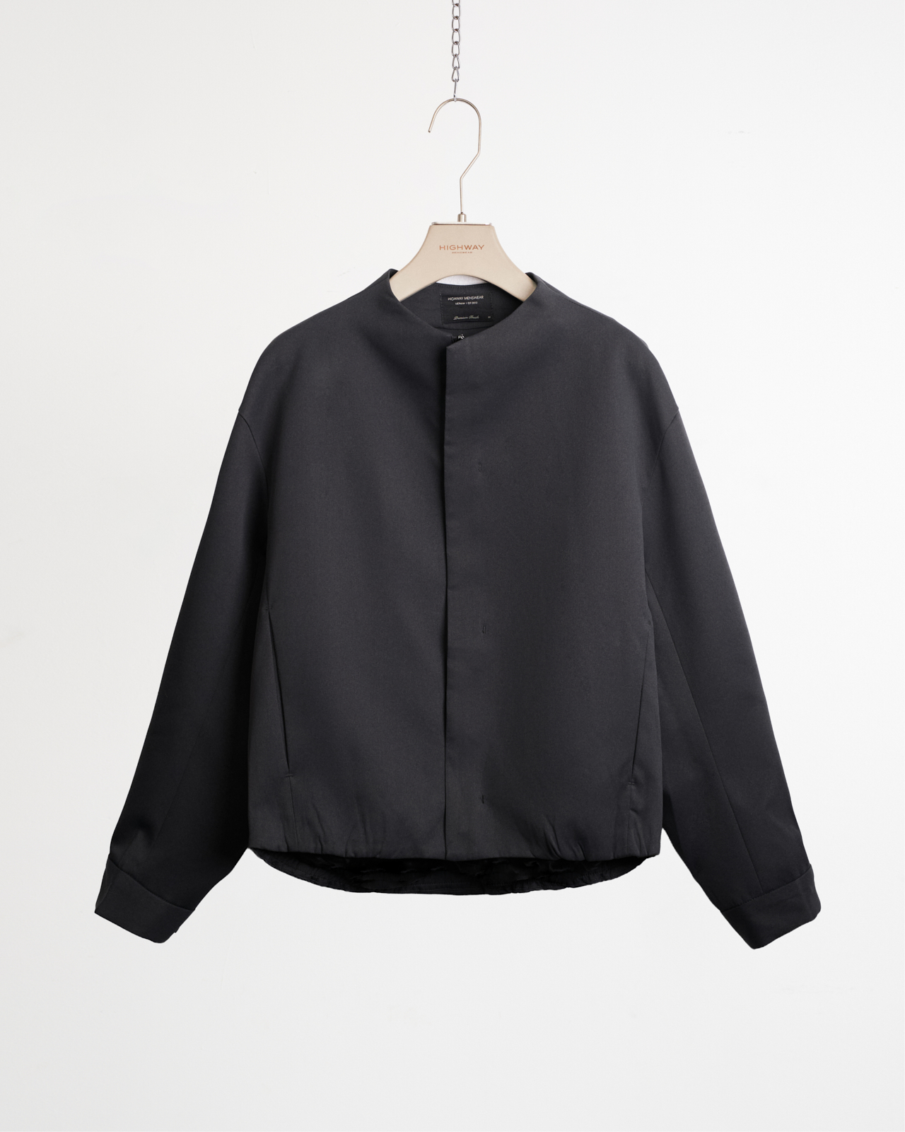 Áo Khoác Premium - Zenden - Relaxed Fit - Ghi Đậm