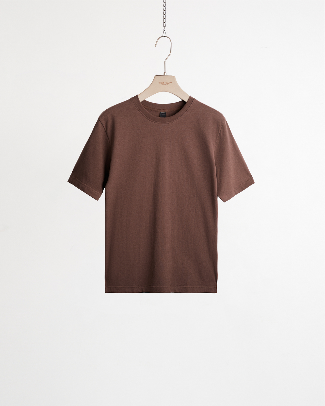 Áo Phông - Fiska - Relaxed Fit - Nâu