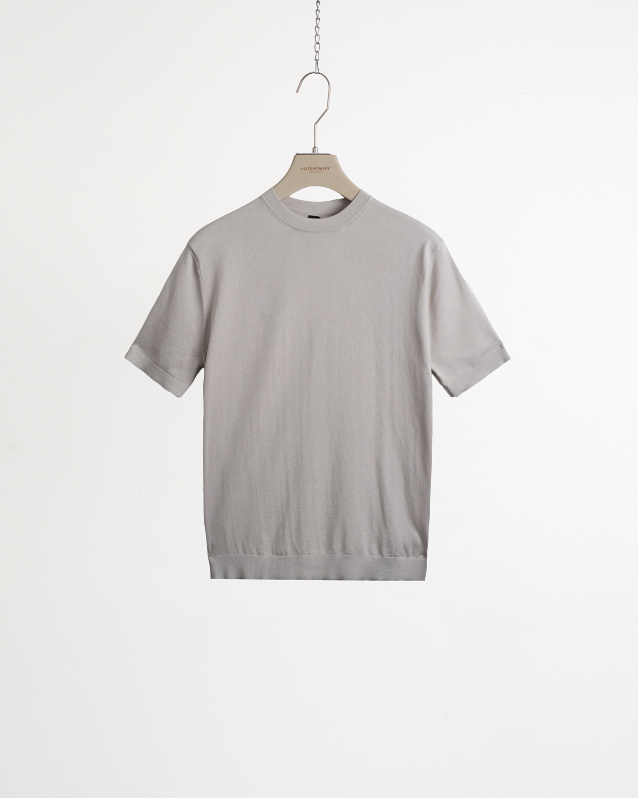 Áo Phông Premium - Garrett - Regular Fit - Ghi