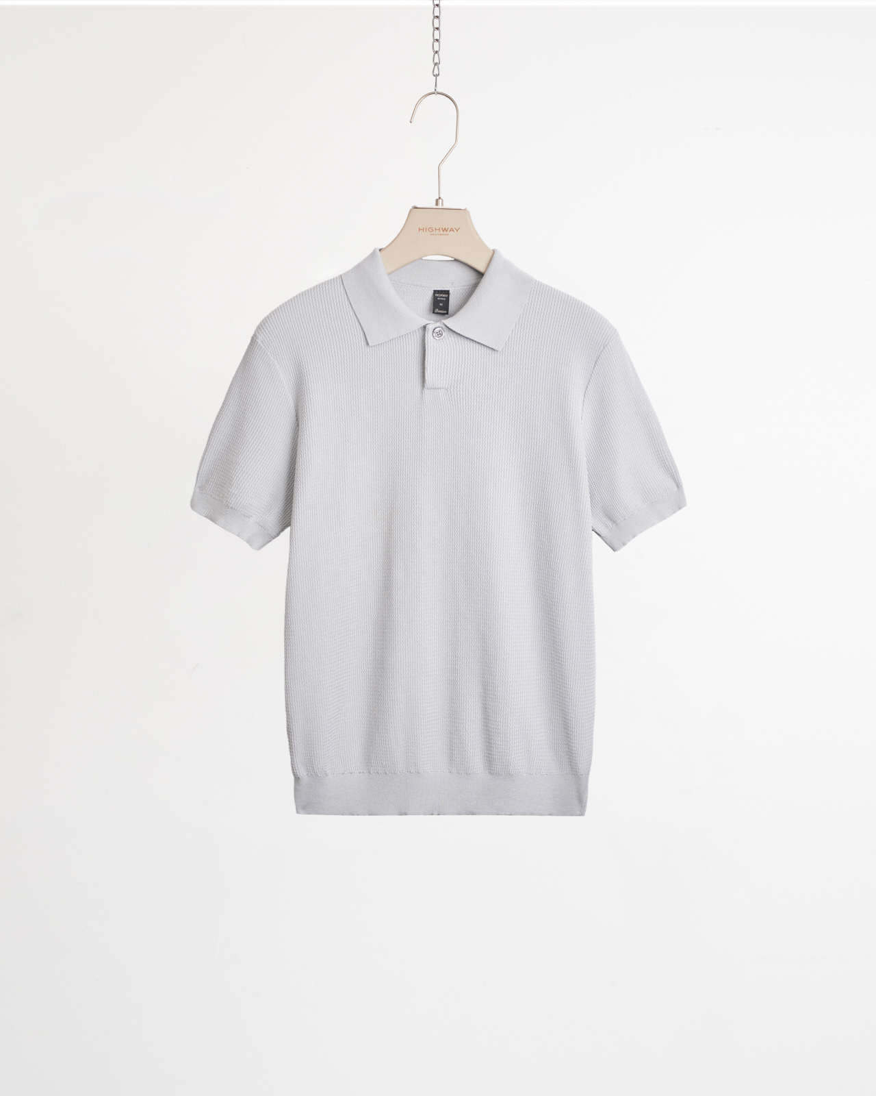 Áo Polo Premium - Hardy - Regular Fit - Ghi Nhạt