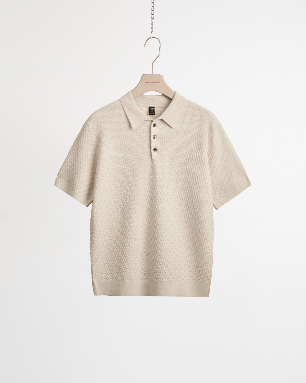 Áo Polo - Alyn - Regular Fit - Trắng Kẻ