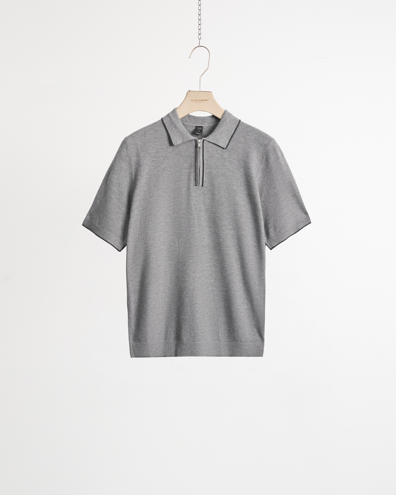 Áo Polo Premium - Keaton - Regular Fit - Ghi