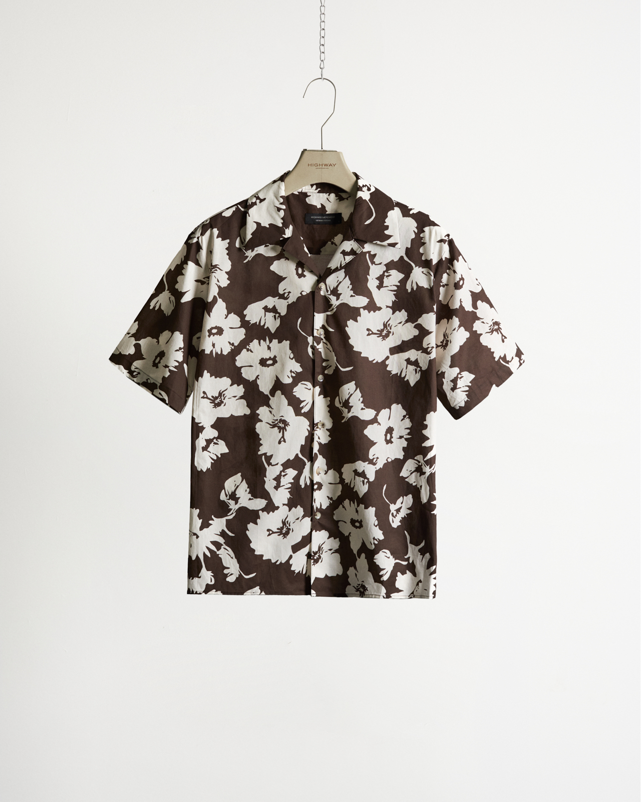 Sơ Mi Cuban - Dusty Flowers - Boxy Fit - Rêu