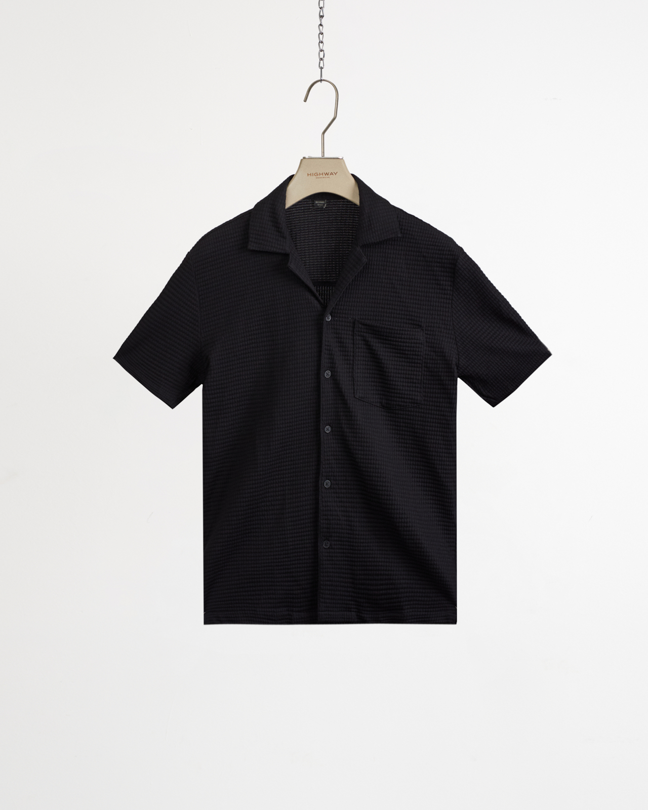 Sơ Mi Cuban Premium - Grover - Regular Fit - Đen
