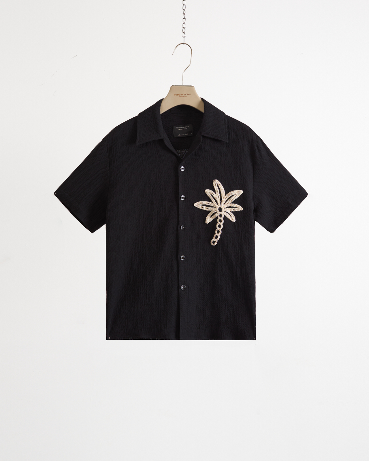Sơ Mi Cuban Premium - Oberyn - Boxy Fit - Đen