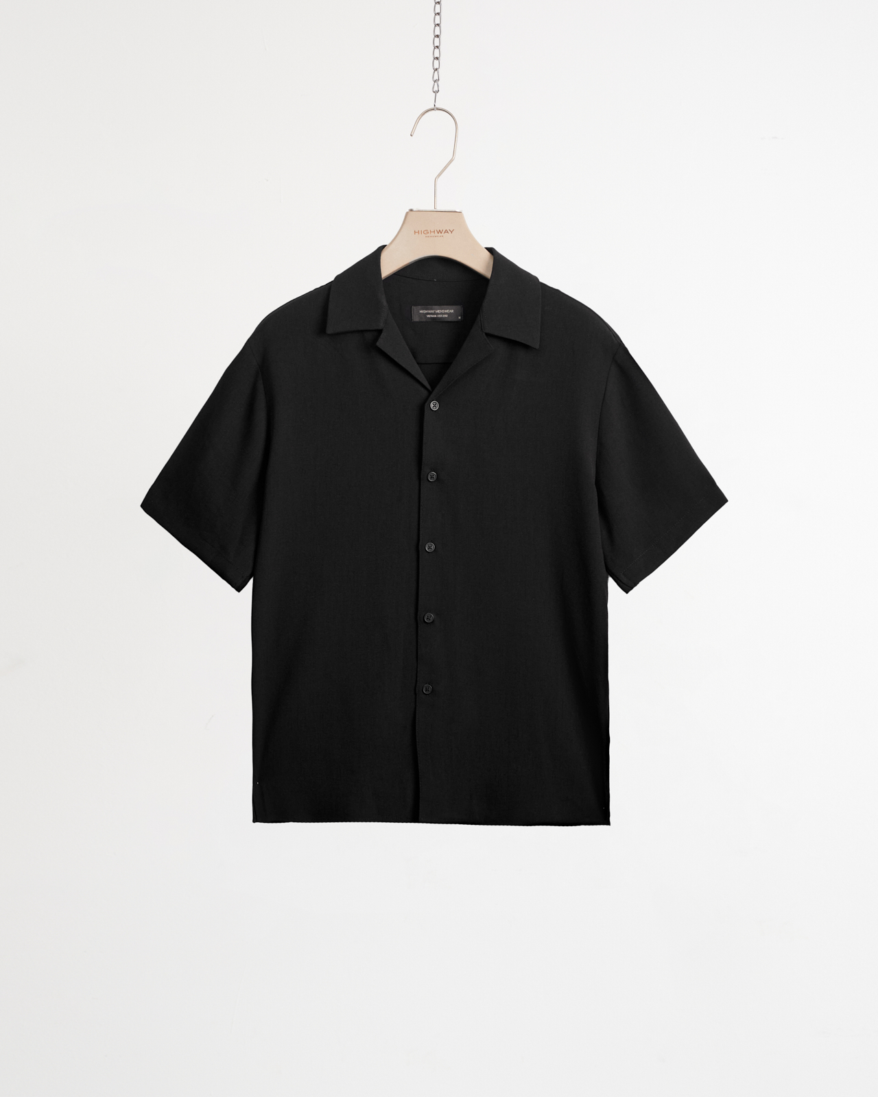 Sơ Mi Cuban - Valarr - Boxy Fit - Đen