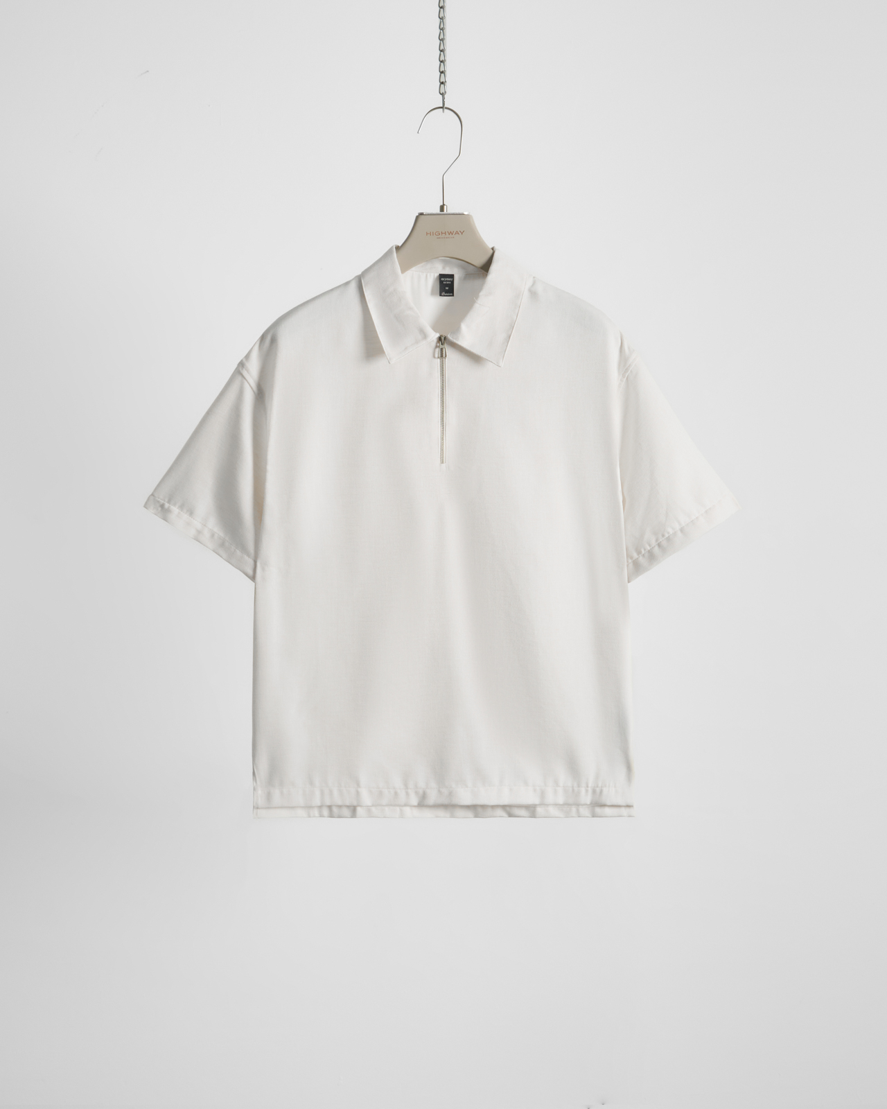 Sơ Mi Ngắn Tay Premium - Arlan - Relaxed Fit - Trắng
