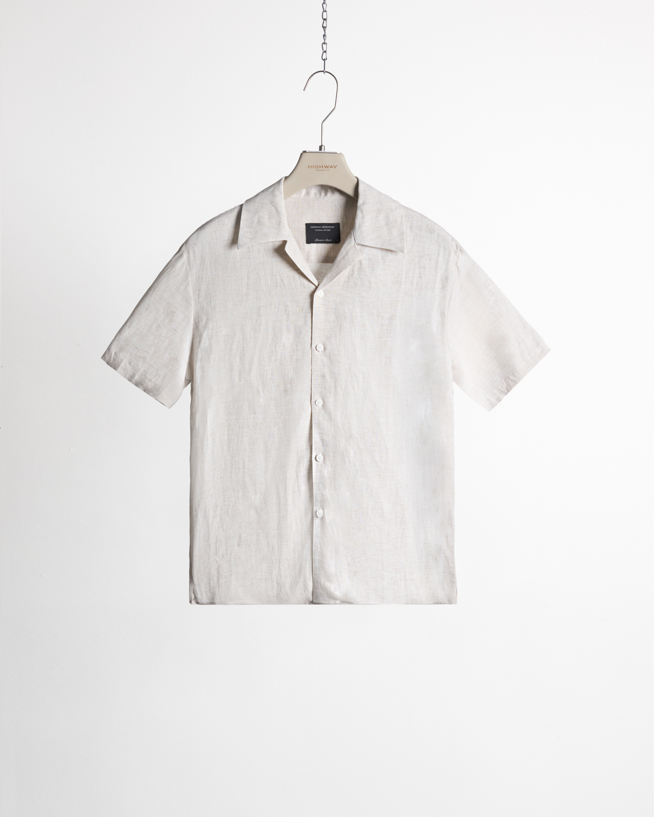 Sơ Mi Ngắn Tay Premium - Gabriel - Boxy Fit - Be