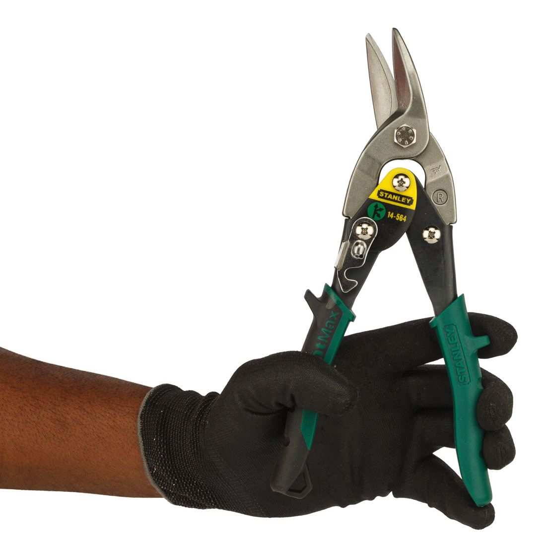 1 Kéo Cắt Tôn Mũi Cong Trái , Cong phải và Mũi Thẳng 10inch  STANLEY FATMAX - Chính Hãng SKU 14-562 14-563 14-564 - MŨI PHẢI