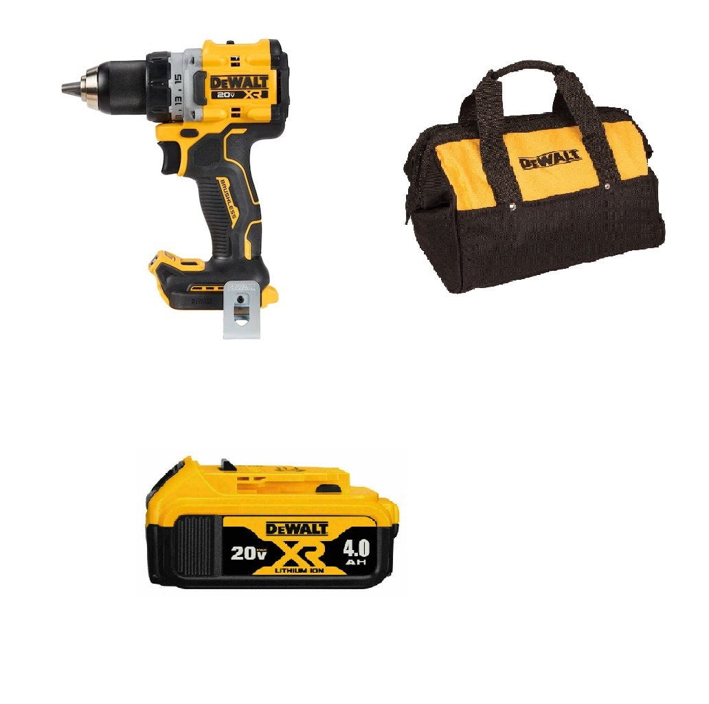 Máy khoan, vặn vít dùng pin BL 18/20V thế hệ mới Dewalt DCD800 (Thân máy và Combo ) - CHÍNH HÃNG SKU DCD800 - 1 pin4.0