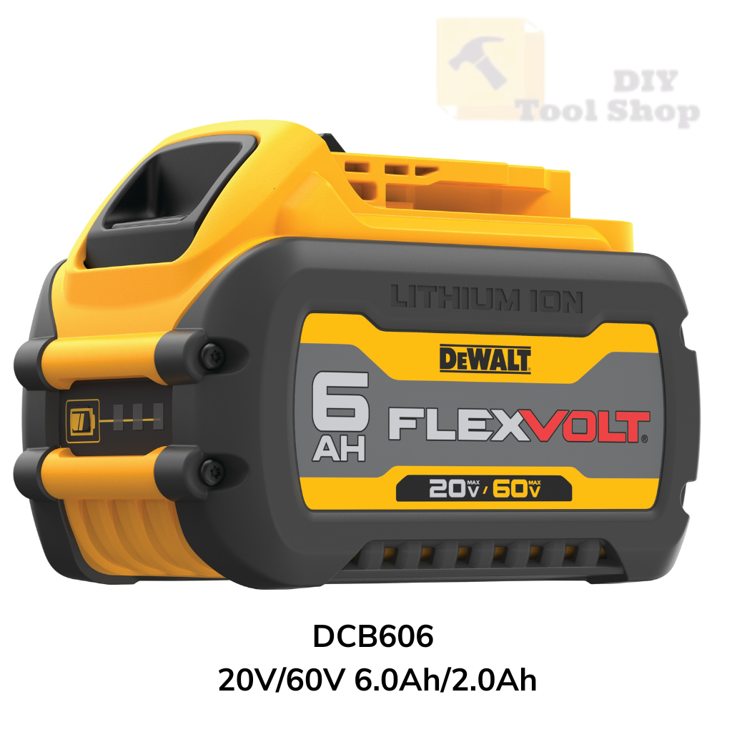 Pin Dewalt DCB606-KR FLEXVOLT 20V-6.0Ah | Dòng Cao – Tự Chuyển 60V – Chính Hãng