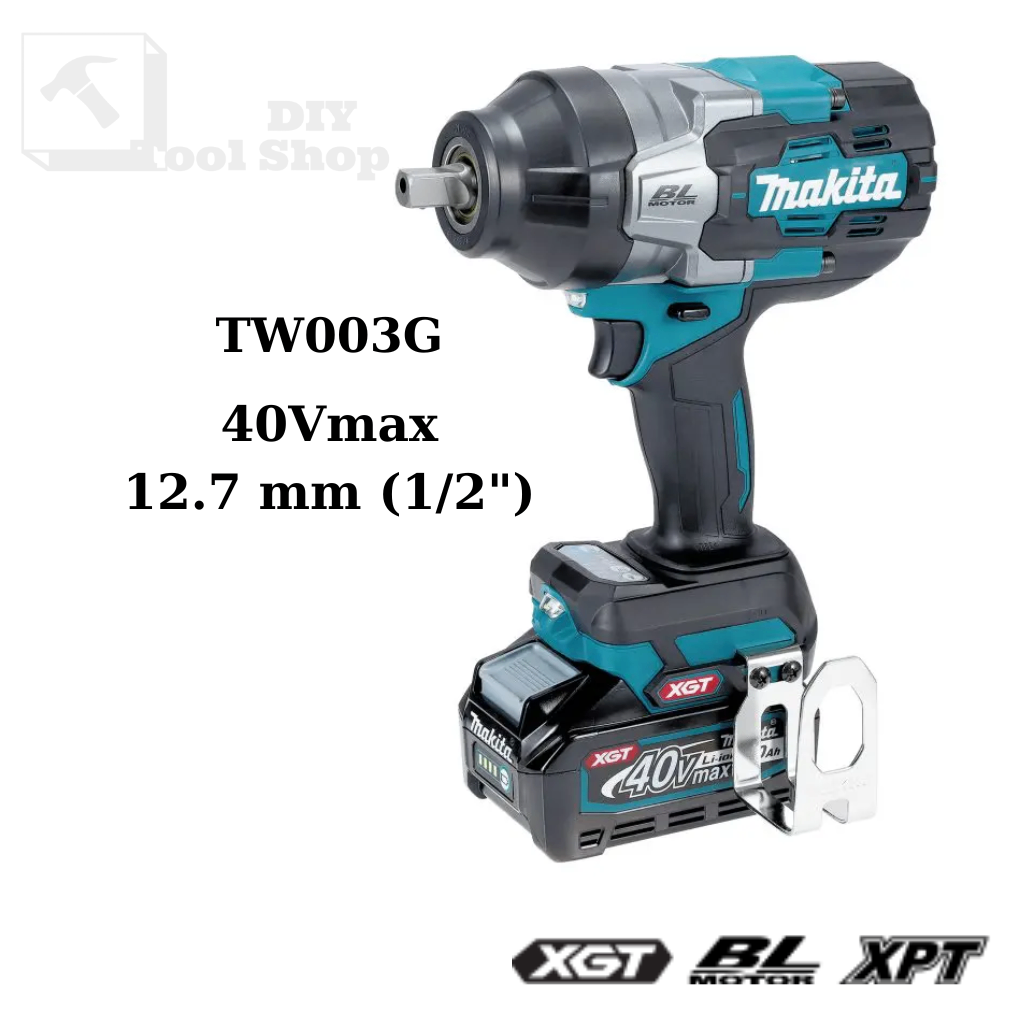 Máy Siết Bu Lông Makita TW003GM201 40V Max | Kèm 2 Pin 4.0Ah + Sạc Nhanh + Thùng Makpac – Chính Hãng