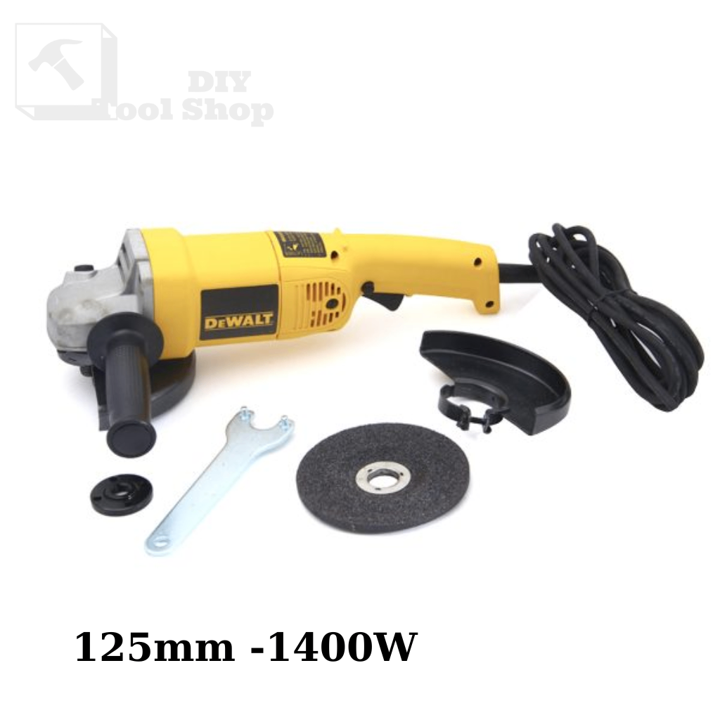 Máy mài góc Dewalt 125mm 1400w thân dài , công tắc bóp DW830 - Chính hãng