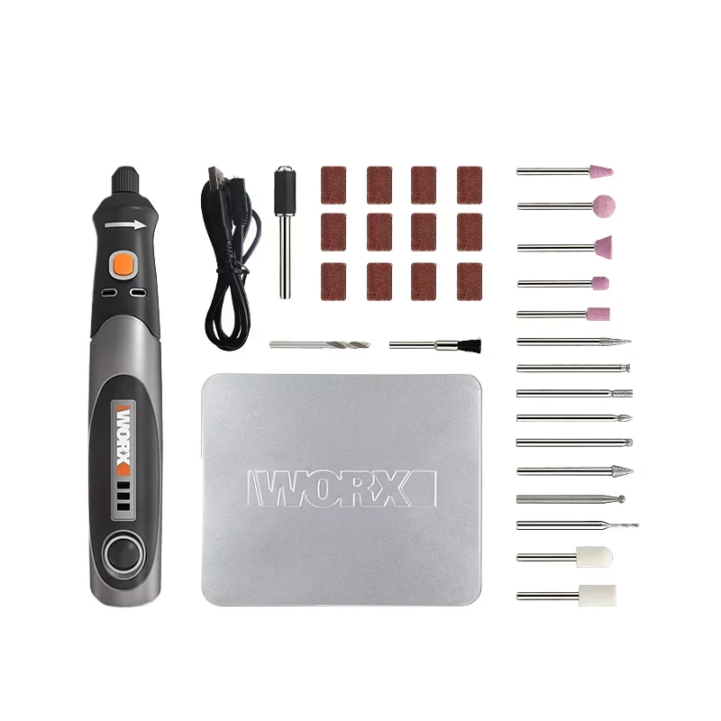 🔧 MÁY KHẮC/MÀI MINI WORX WX750 – 4V KHÔNG DÂY - CHÍNH HÃNG