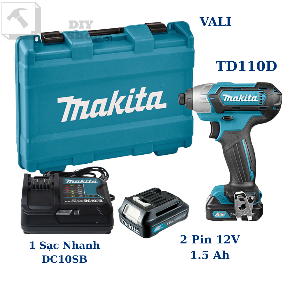 Máy Bắt Vít Dùng Pin MAKITA TD110DSYE- Chính Hãng