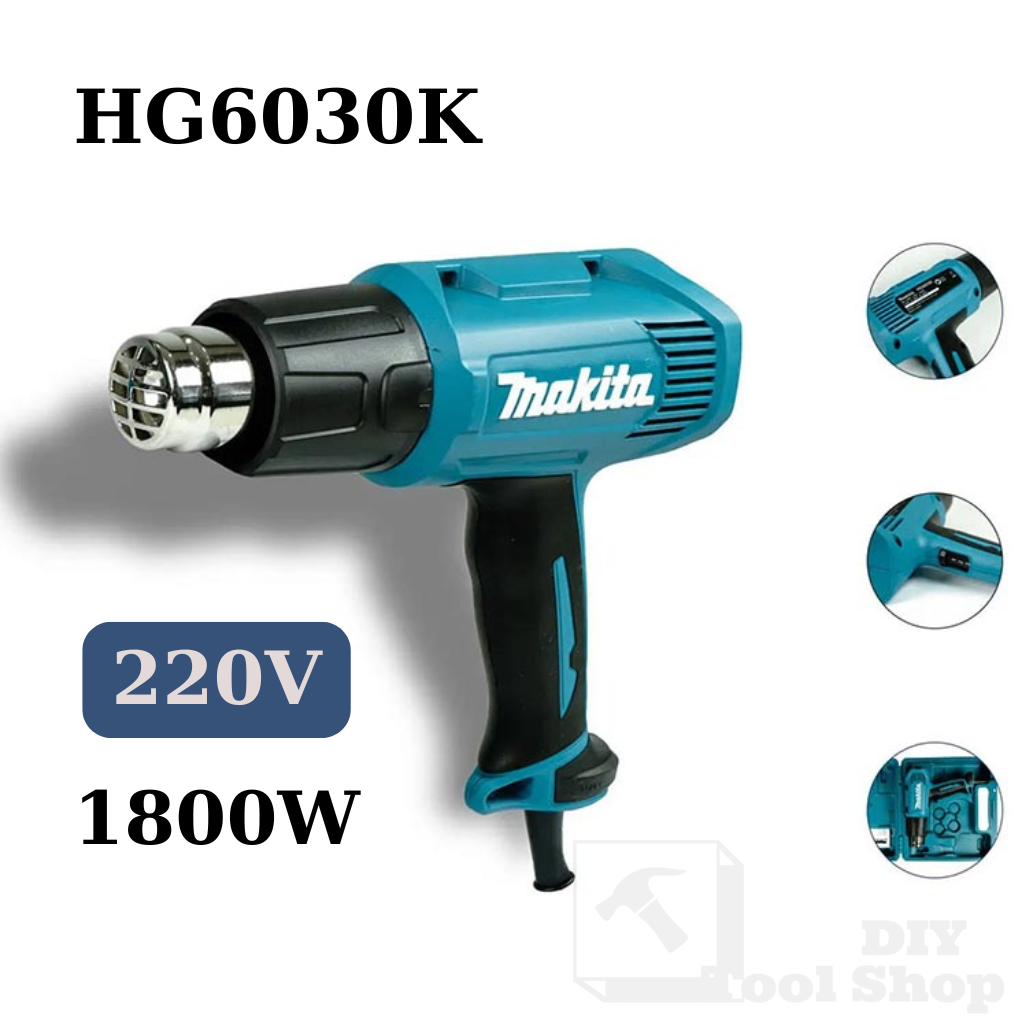 Máy Khò Nhiệt Thổi Hơi Nóng 1800W MAKITA HG6030K- Chính Hãng