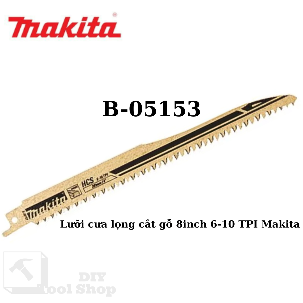1 Lưỡi Cưa Kiếm Cho Gỗ MAKITA B-05153 - Chính Hãng