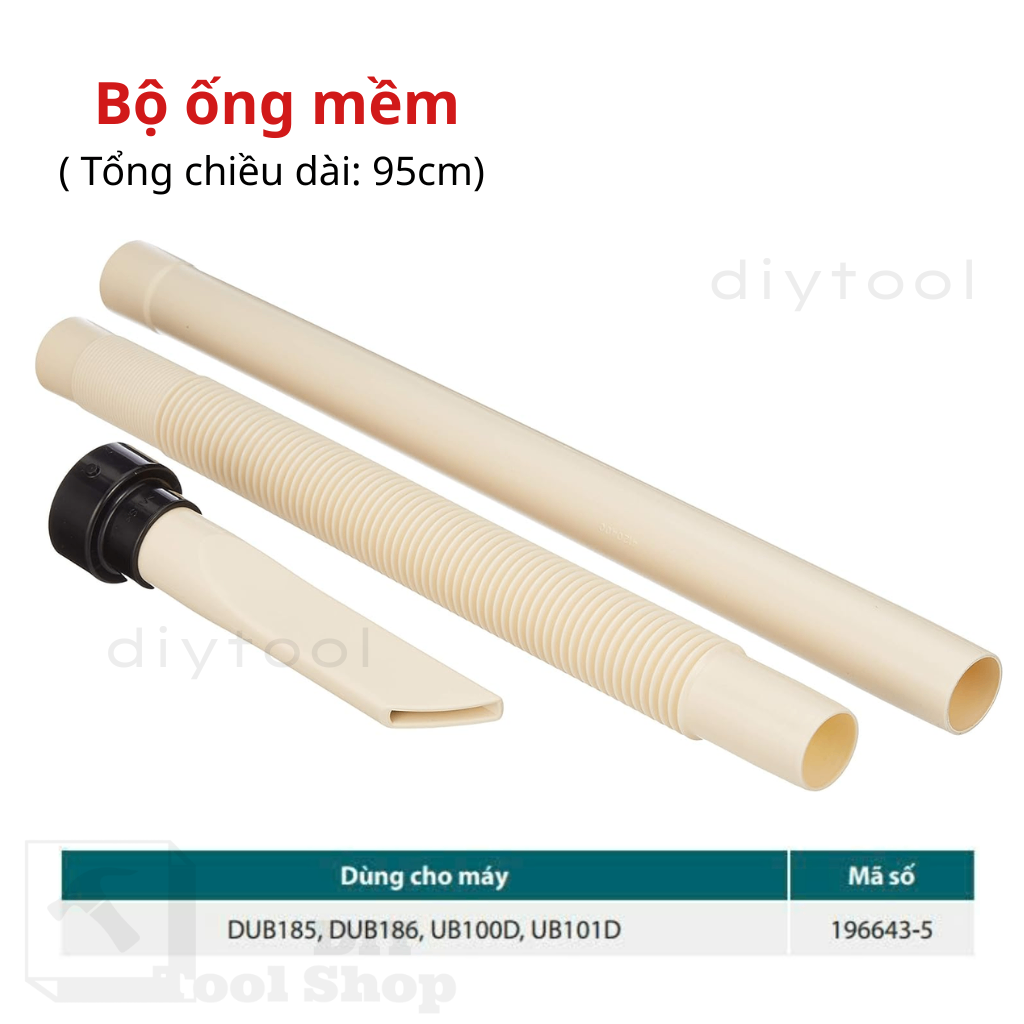 ỐNG MỀM HÚT – THỔI MAKITA 196643-5 | PHỤ KIỆN CHÍNH HÃNG CHO MÁY THỔI DUB/UB