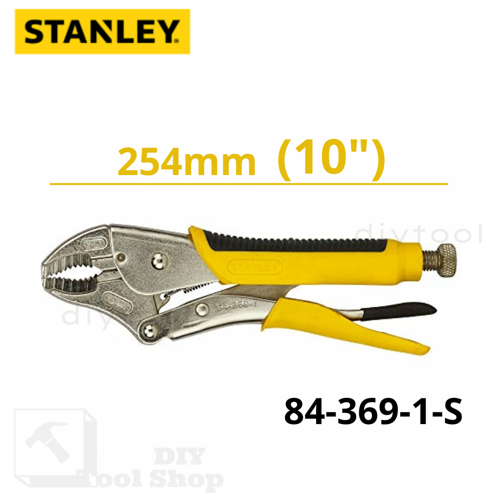 Kìm Chết Mỏ Cong Stanley 84-369-1-S (10 inch / 254 mm)