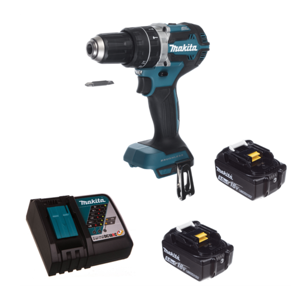 Máy Khoan Búa & Vặn Vít Dùng Pin Makita DHP484RTE – 18V LXT Brushless (BL) - CHÍNH HÃNG
