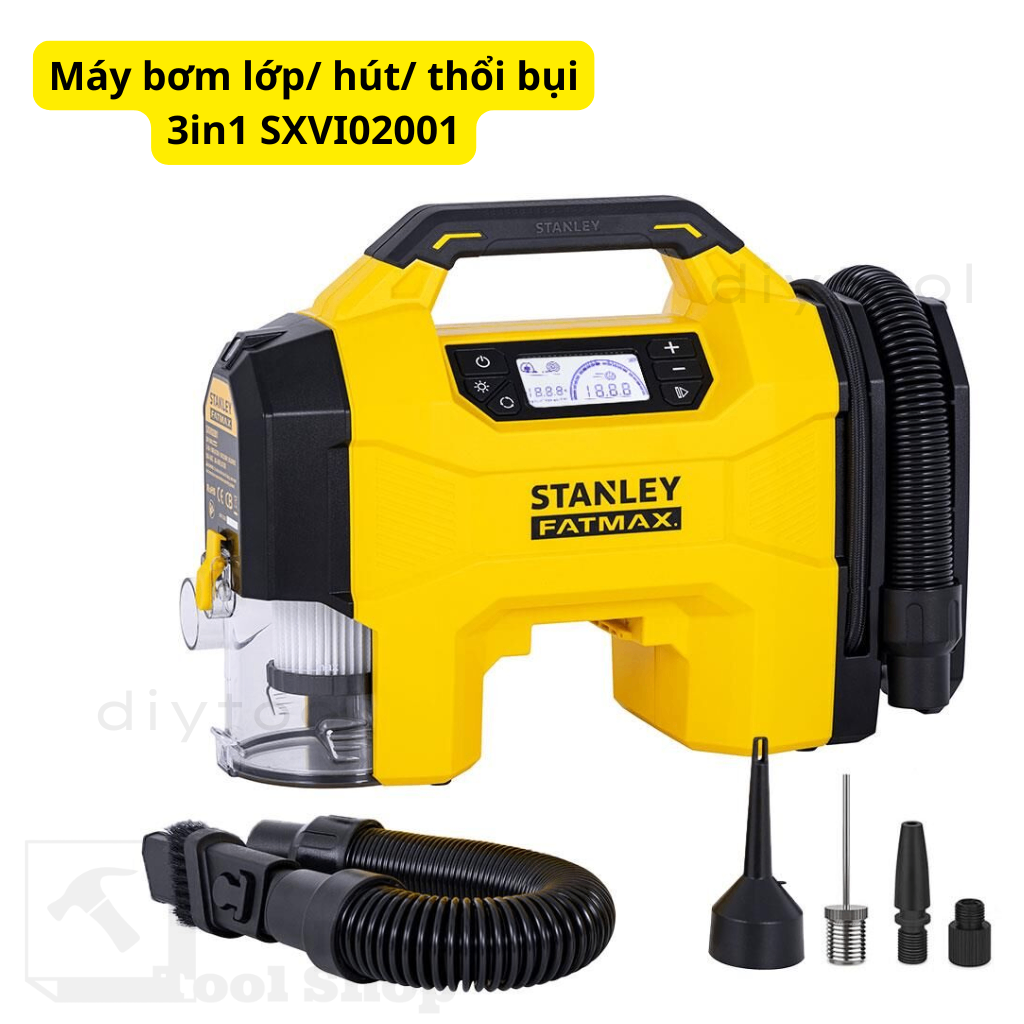 Máy Bơm Hơi – Hút & Thổi Bụi Đa Năng Stanley SXVI02001 (3 Trong 1) - CHÍNH HÃNG