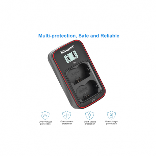 Bộ 2 pin 1 sạc đôi Ver 3 Kingma cho Fujifilm NP-W235