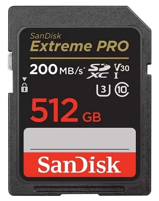 Thẻ nhớ Sandisk SDXC Extreme Pro 512GB 200/140Mb/s