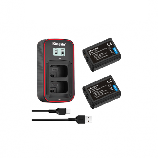 Pin Sạc đôi Ver 3 Kingma cho Sony NP-FW50