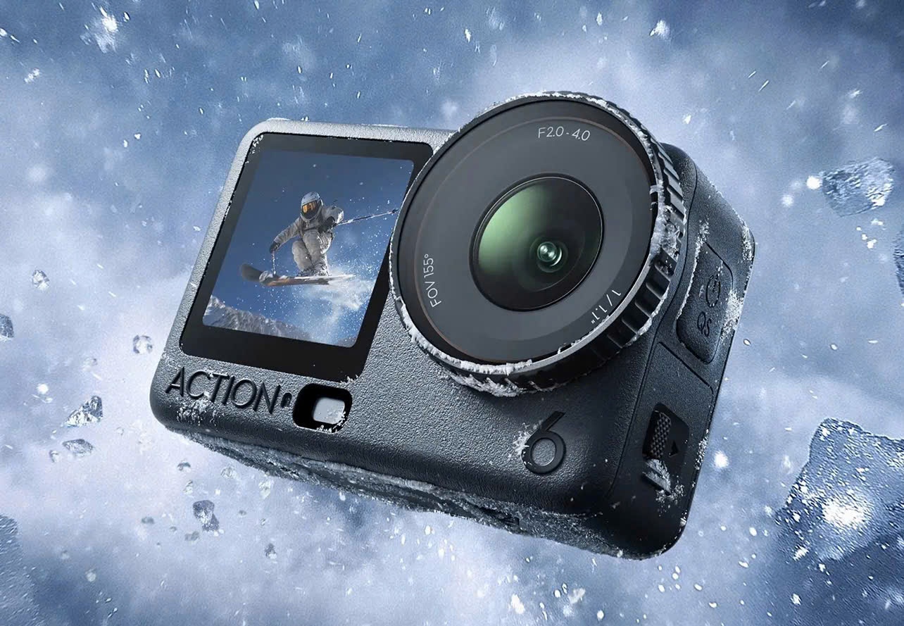 Máy quay hành trình DJI Osmo Action 6 Adventure Combo