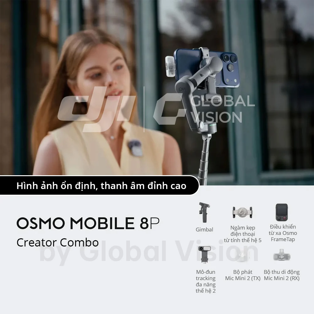 DJI OSMO MOBILE 8P (Creator Combo)